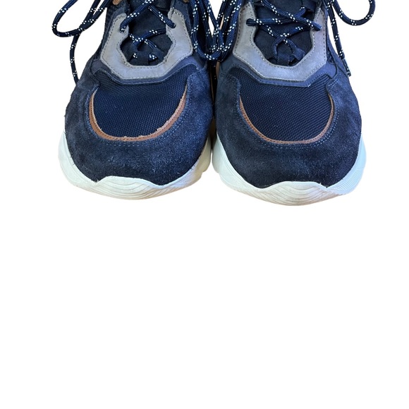 Massimo Dutti Suede Leather Trainers Men’s Sneakers Lace-Up Oversized Soles - Picture 6 of 12